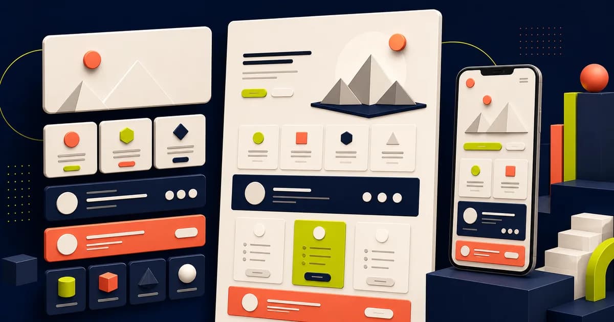 Landing-page Figma comparison with message hierarchy, proof modules, responsive sections, form states, and experiment variants