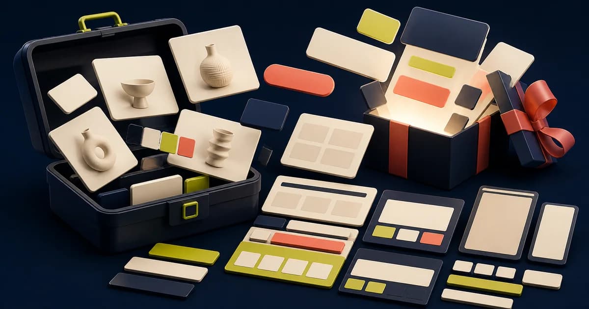 Free Figma resource comparison with Simple Design System, Material 3, Apple kits, and a commerce gap checklist