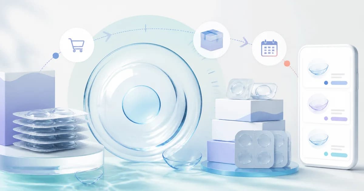 Contact lens theme ranking with pack and prescription parameters