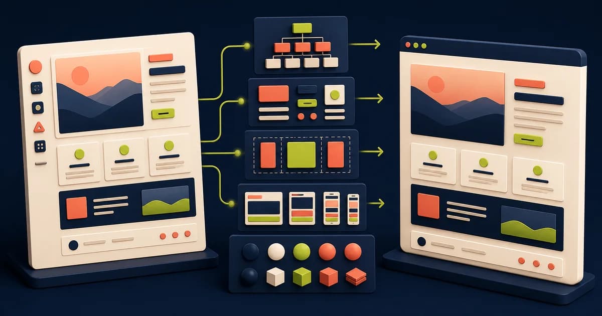 Figma layout beside semantic HTML and responsive CSS