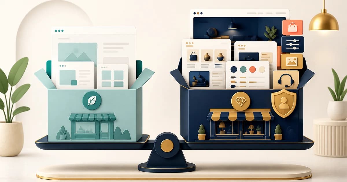 Free and premium Shopify themes evaluated with the same store journey