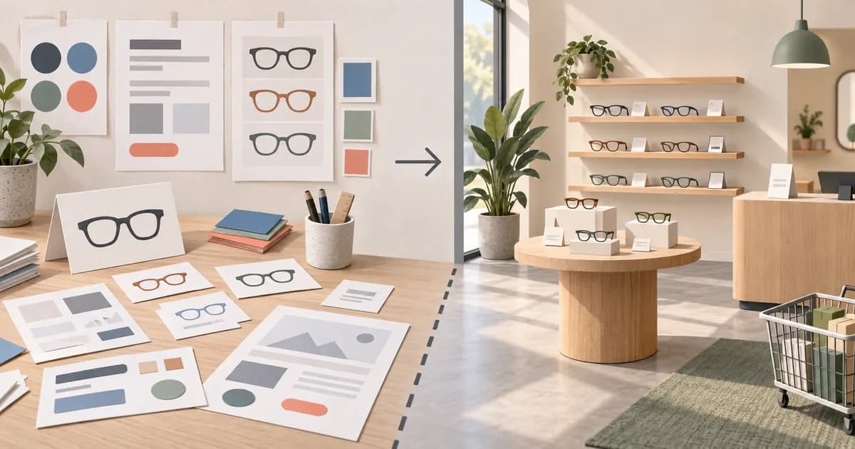 Editorial illustration for When a Figma kit is enough—and when you need a working Shopify theme