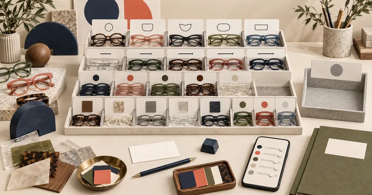 Editorial illustration for Designing filters around eyewear buying decisions
