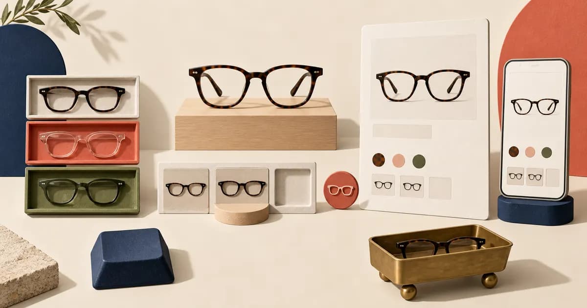 Editorial illustration for Testing unavailable variants in an eyewear product page