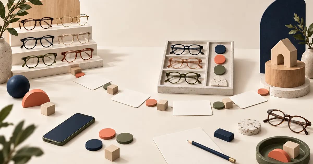 Editorial illustration for Using breadcrumbs in a deep eyewear catalog