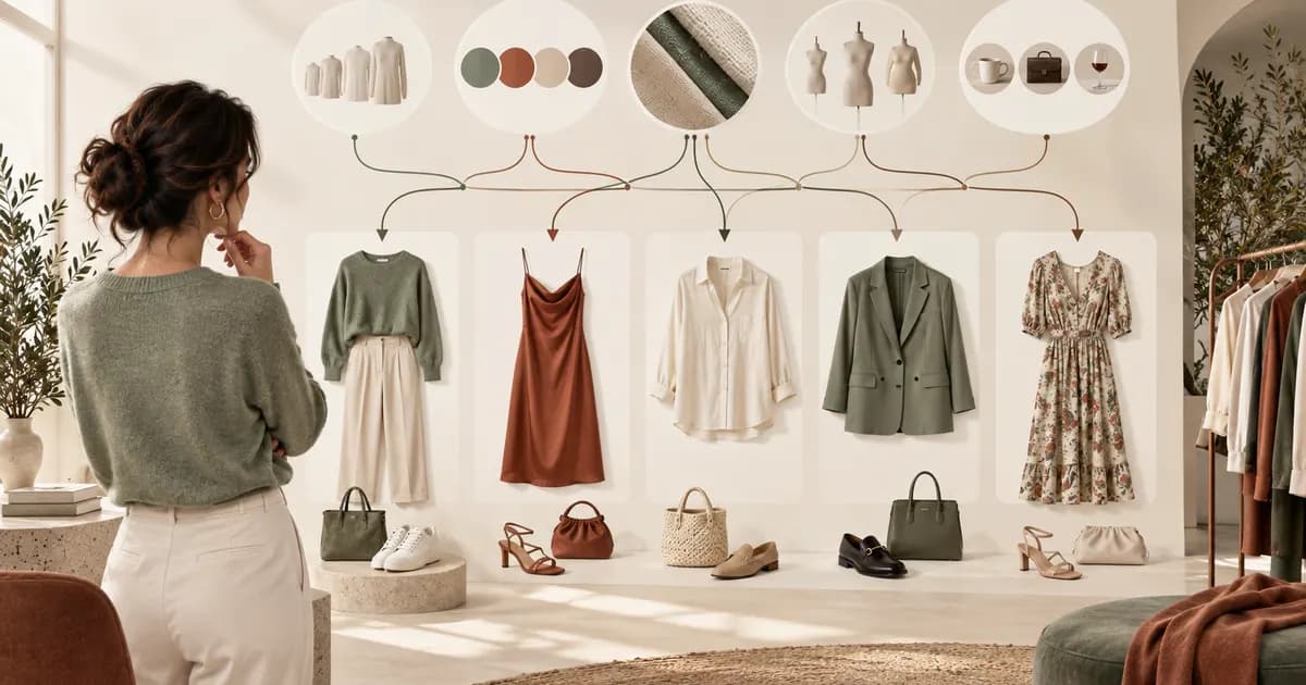 Editorial illustration for Designing filters around fashion buying decisions
