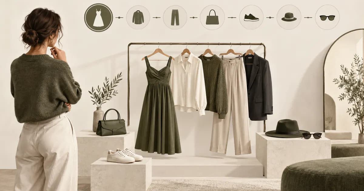 Editorial illustration for Designing navigation for a small fashion assortment