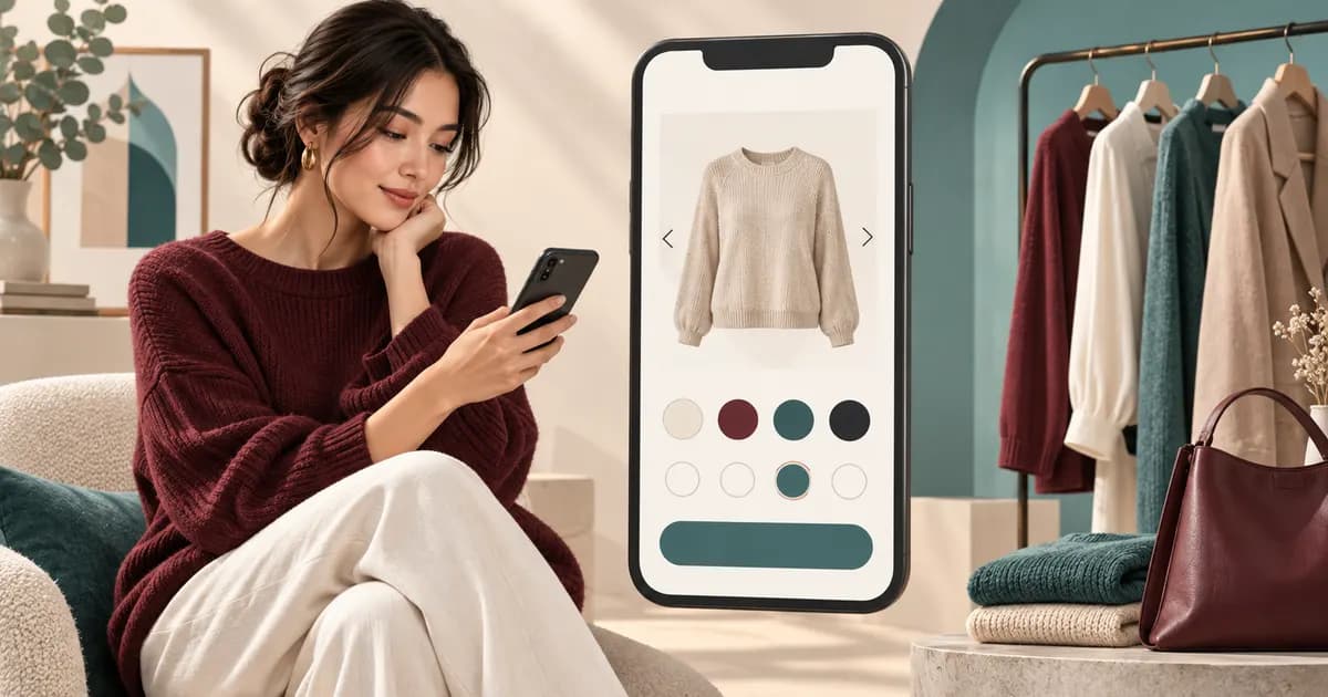 Editorial illustration for Resolving mobile variant-picker friction in a fashion store