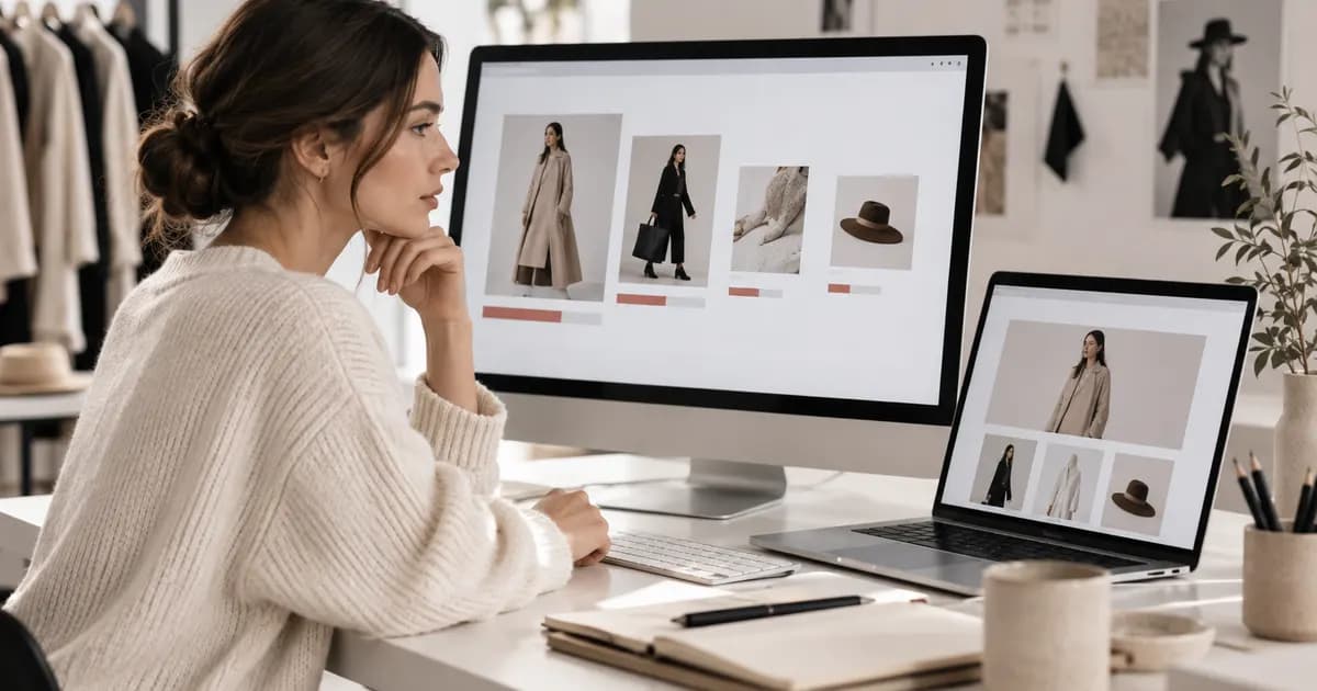 Editorial illustration for Finding oversized assets in a fashion theme demo