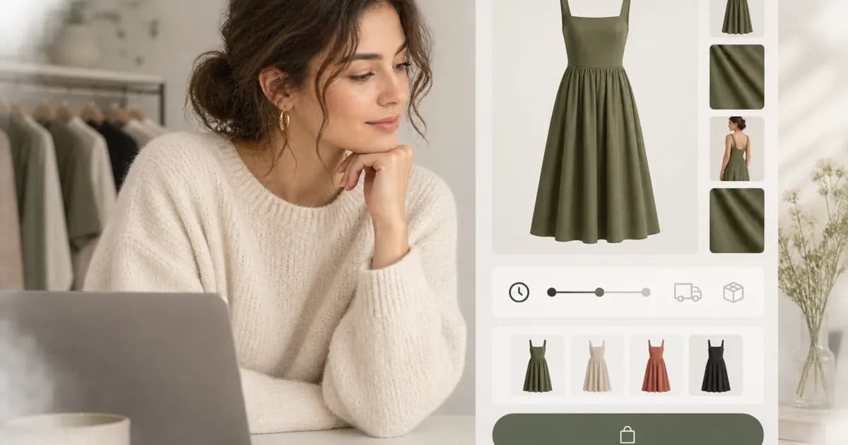 Editorial illustration for Handling preorder messaging in a fashion storefront