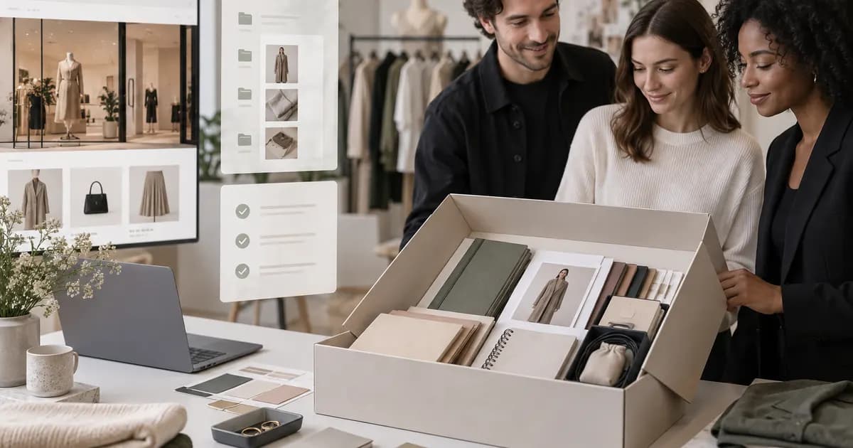 Editorial illustration for Building an agency handoff pack for a fashion storefront