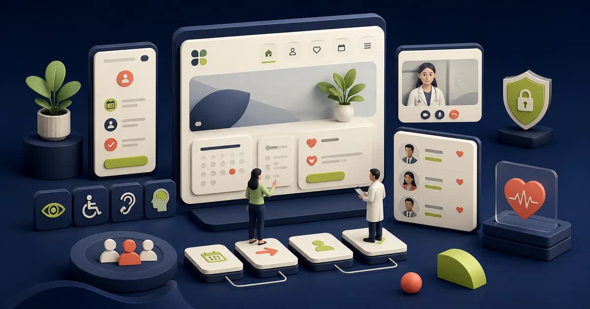 Accessible medical commerce interface with prescription and consultation paths