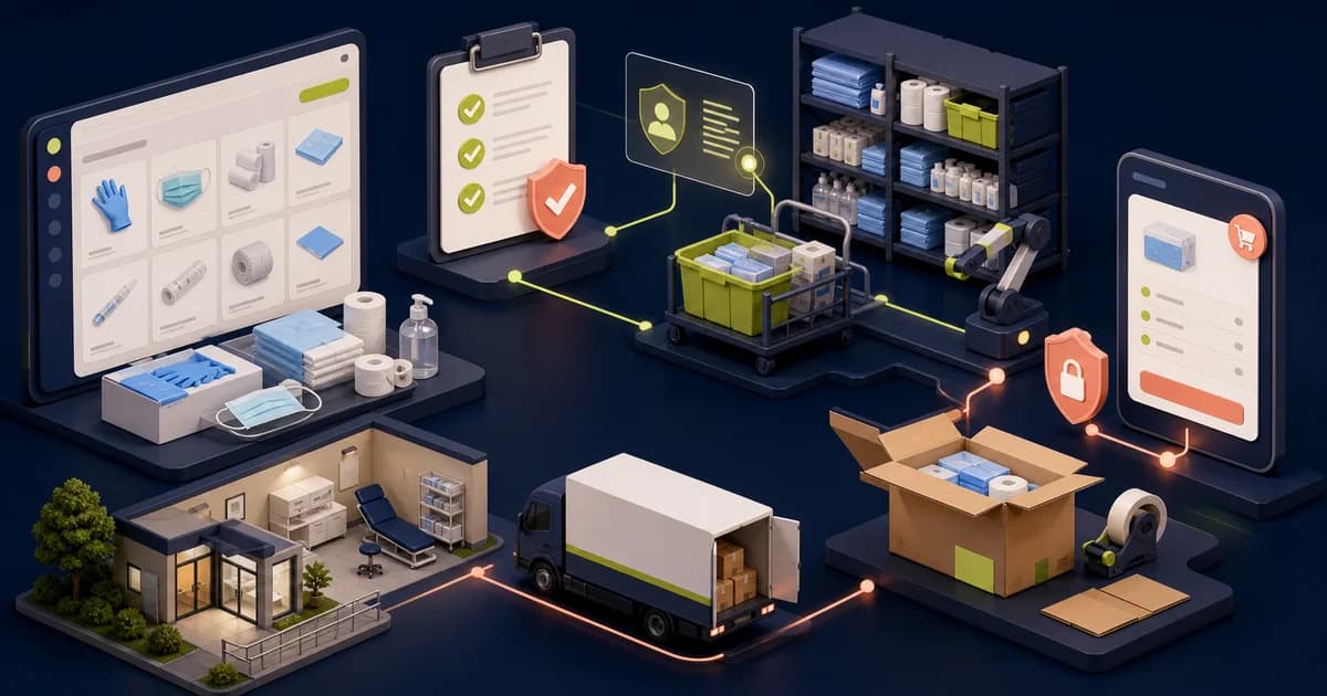 A practical workflow for selling medical supplies online with product traceability