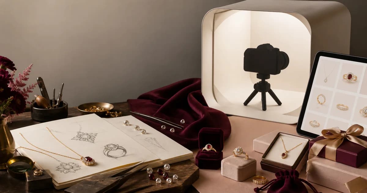 Jewelry business plan with materials, engraving, packaging, and repairs