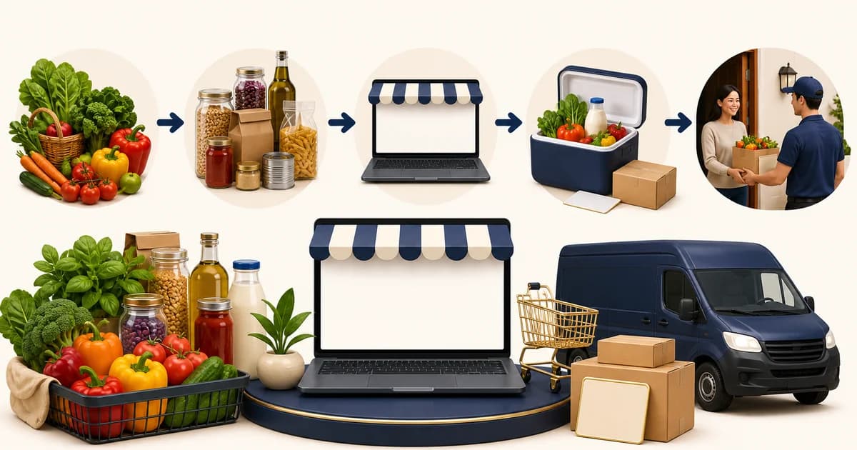 Planning an online grocery business from fulfillment outward
