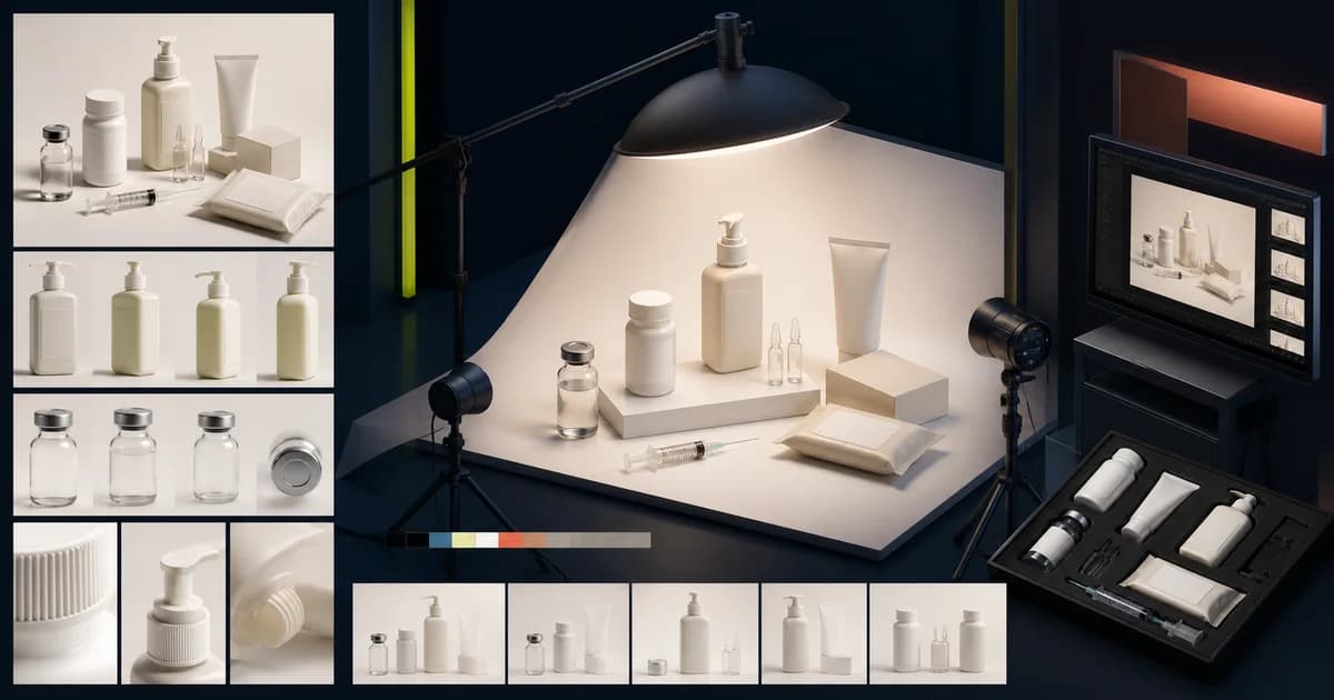 Medical product photography focused on accurate product identification