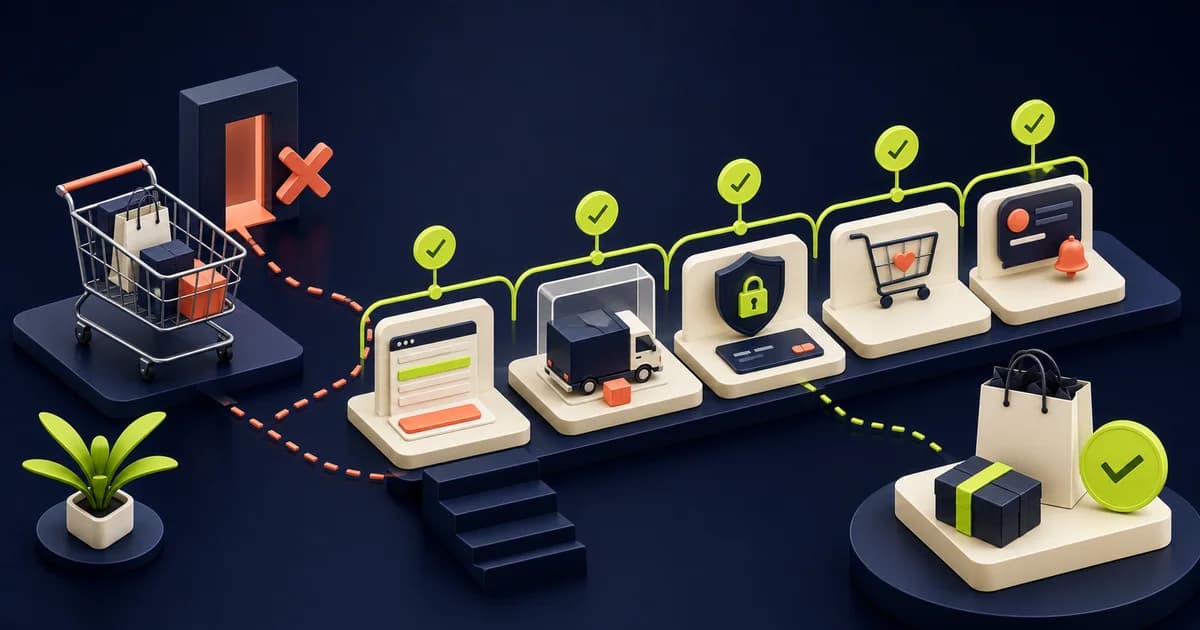 Cart and checkout friction audit with recovery paths