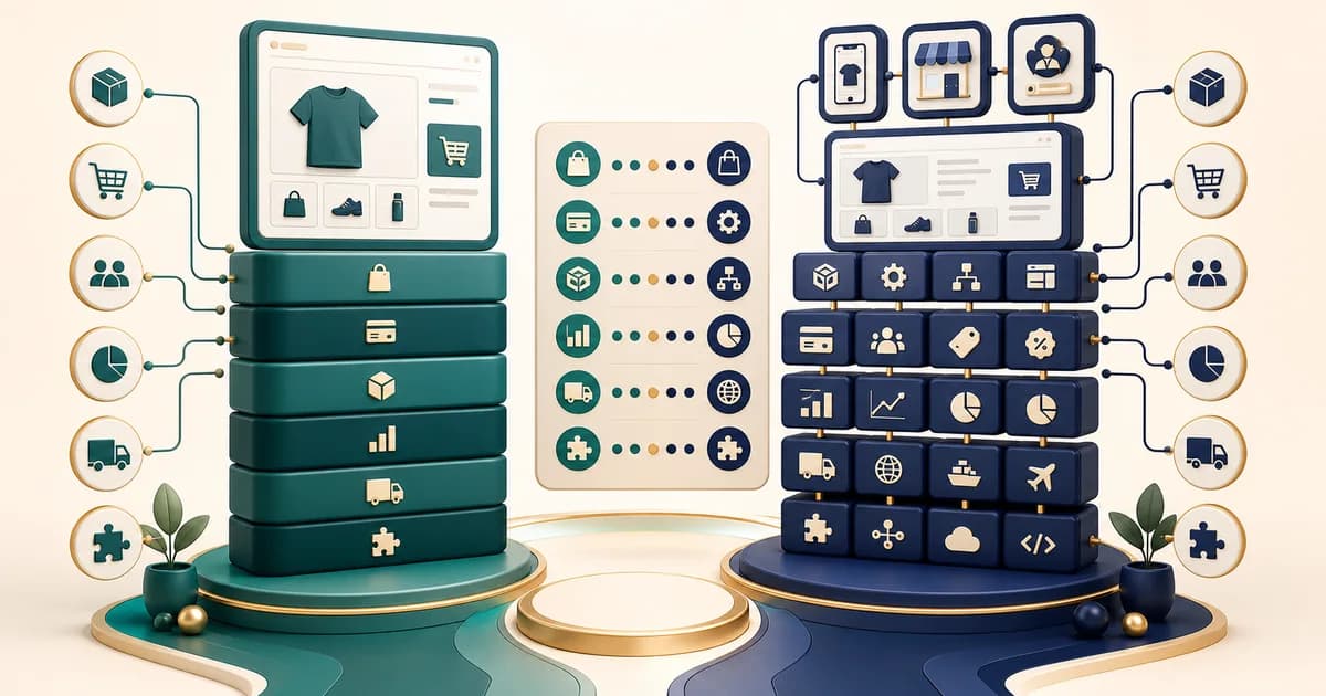 Shopify and BigCommerce comparison for commerce platform selection