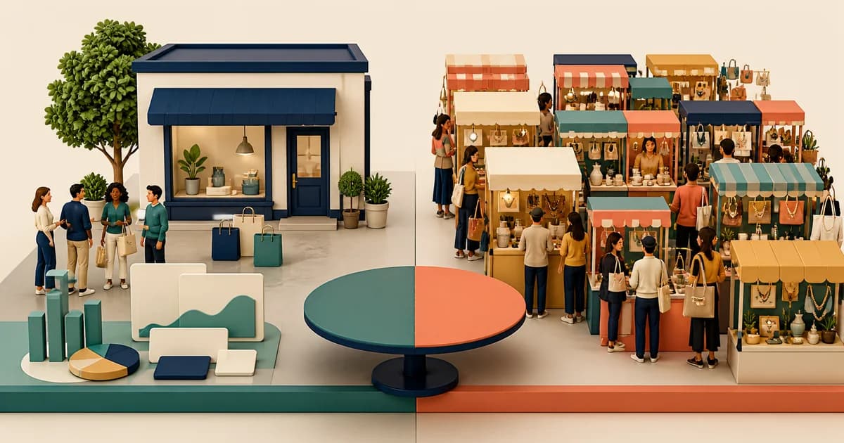 Shopify and Etsy comparison for marketplace and owned-store strategy