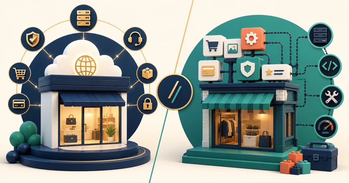 Shopify and WooCommerce comparison for commerce-platform selection