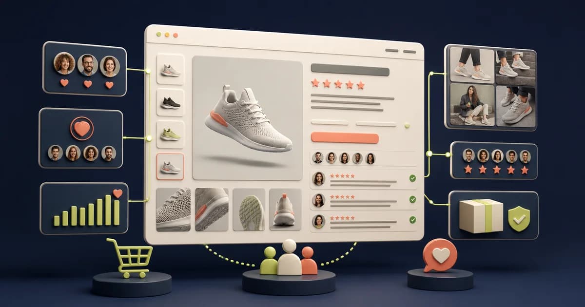 Authentic product reviews and customer media in an online store
