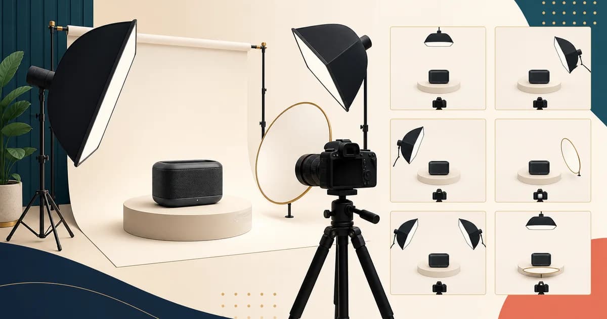 Electronics product photography showing ports, controls, and scale