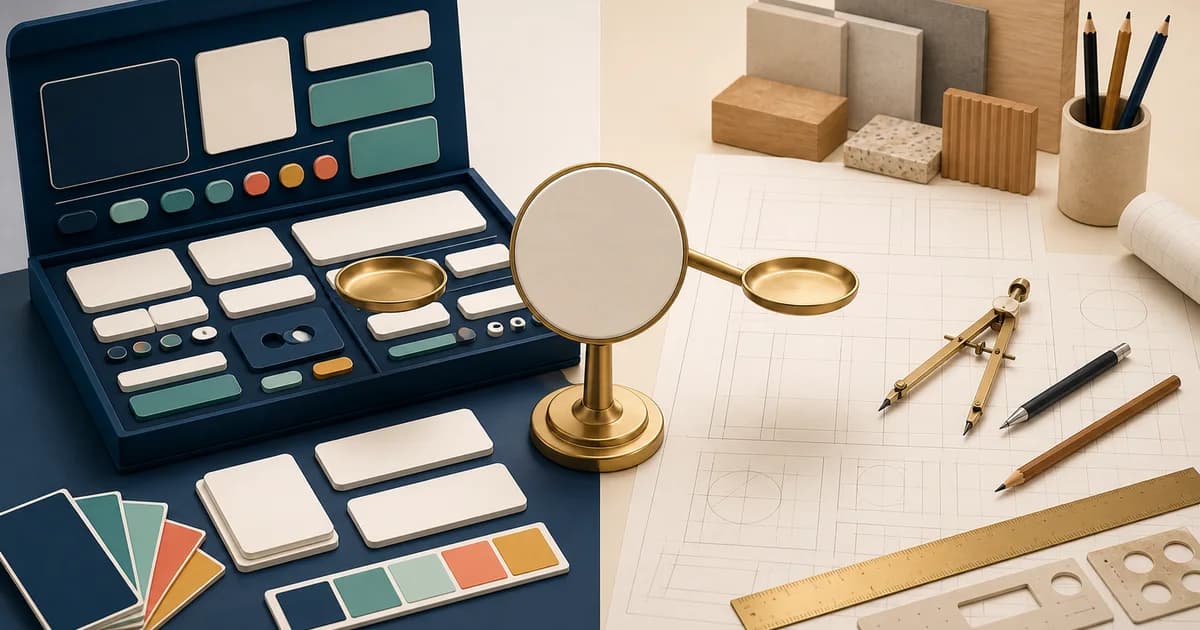 UI kit adoption and original interface design paths compared