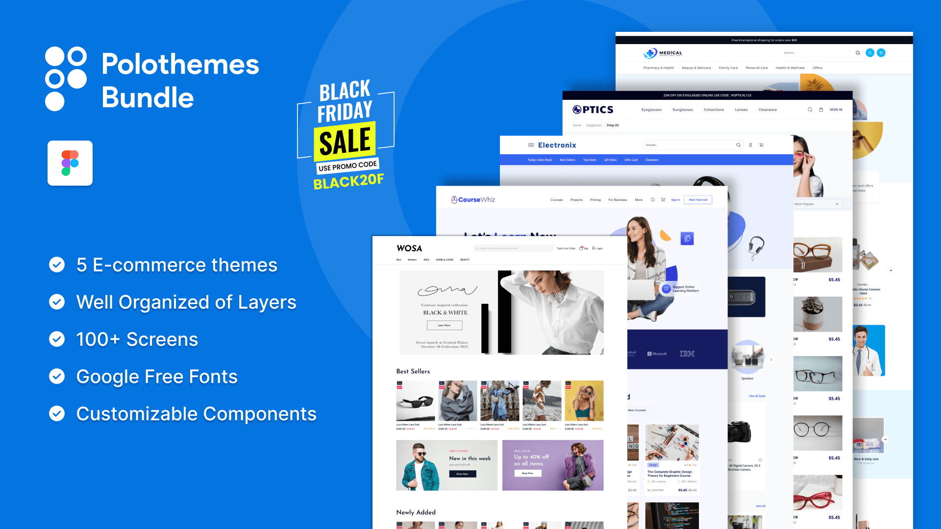 E-Commerce Figma bundle promotional preview